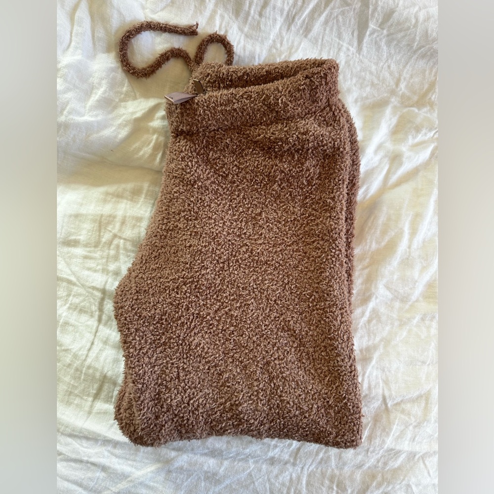 Skims cozy knit sweats in rose clay color - L/XL